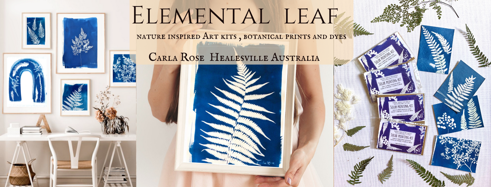 Corporate gifts, mini art kits, cyanotype kit, team bonding, stocking –  elemental_leaf