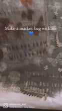 Load and play video in Gallery viewer, Cyanotype tote bag kit, print your own cotton market bag