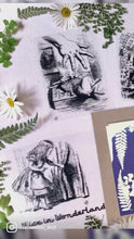 Load and play video in Gallery viewer, Alice in wonderland Cyanotype stencil