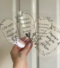 Load image into Gallery viewer, There is thunder in our hearts stencils