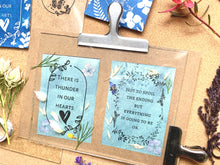 Load image into Gallery viewer, There is thunder in our hearts stencils