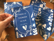 Load image into Gallery viewer, There is thunder in our hearts stencils