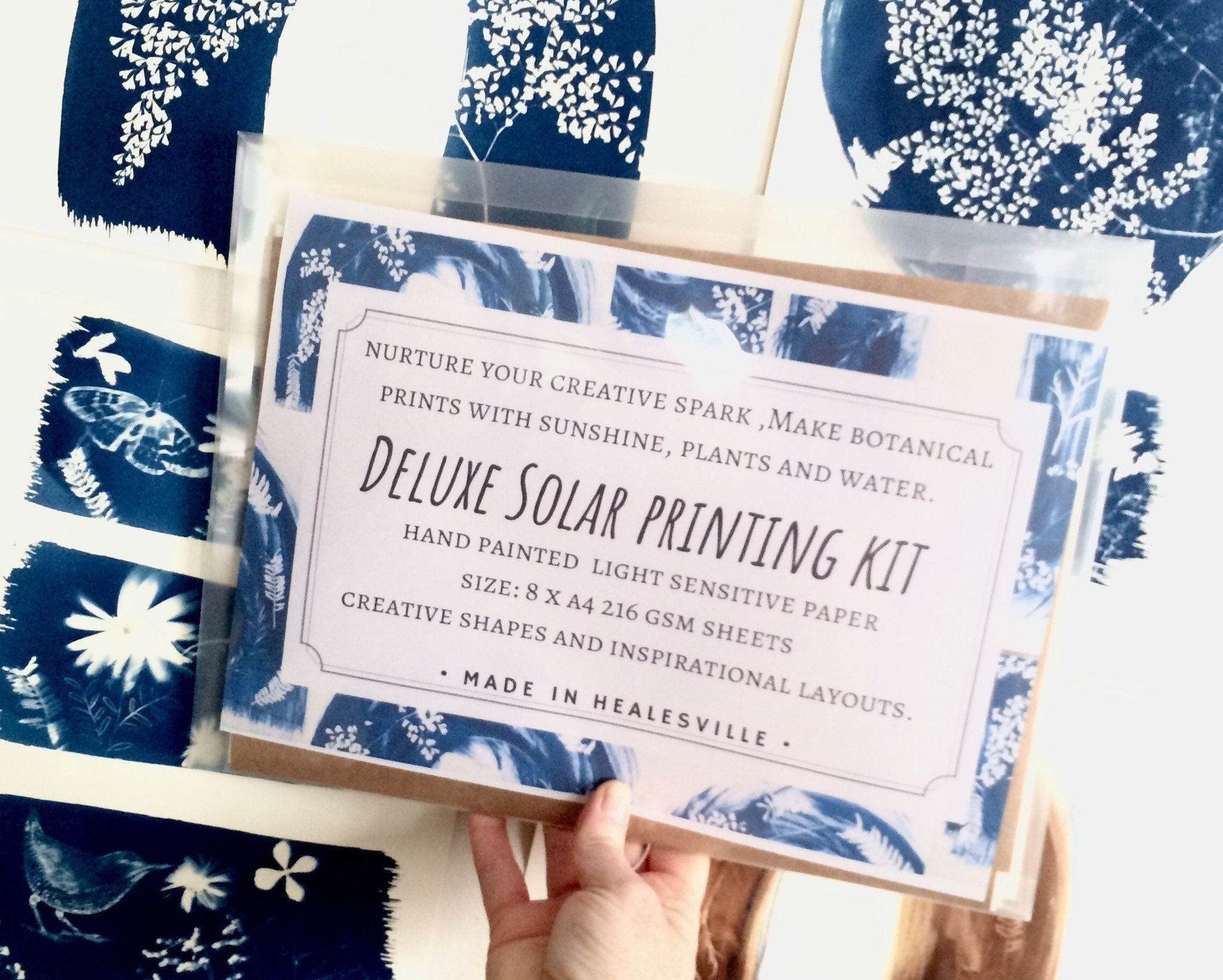 Get creative with a cyanotype kit - Gathered